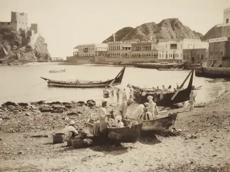 Muscat Harbour - 1900
