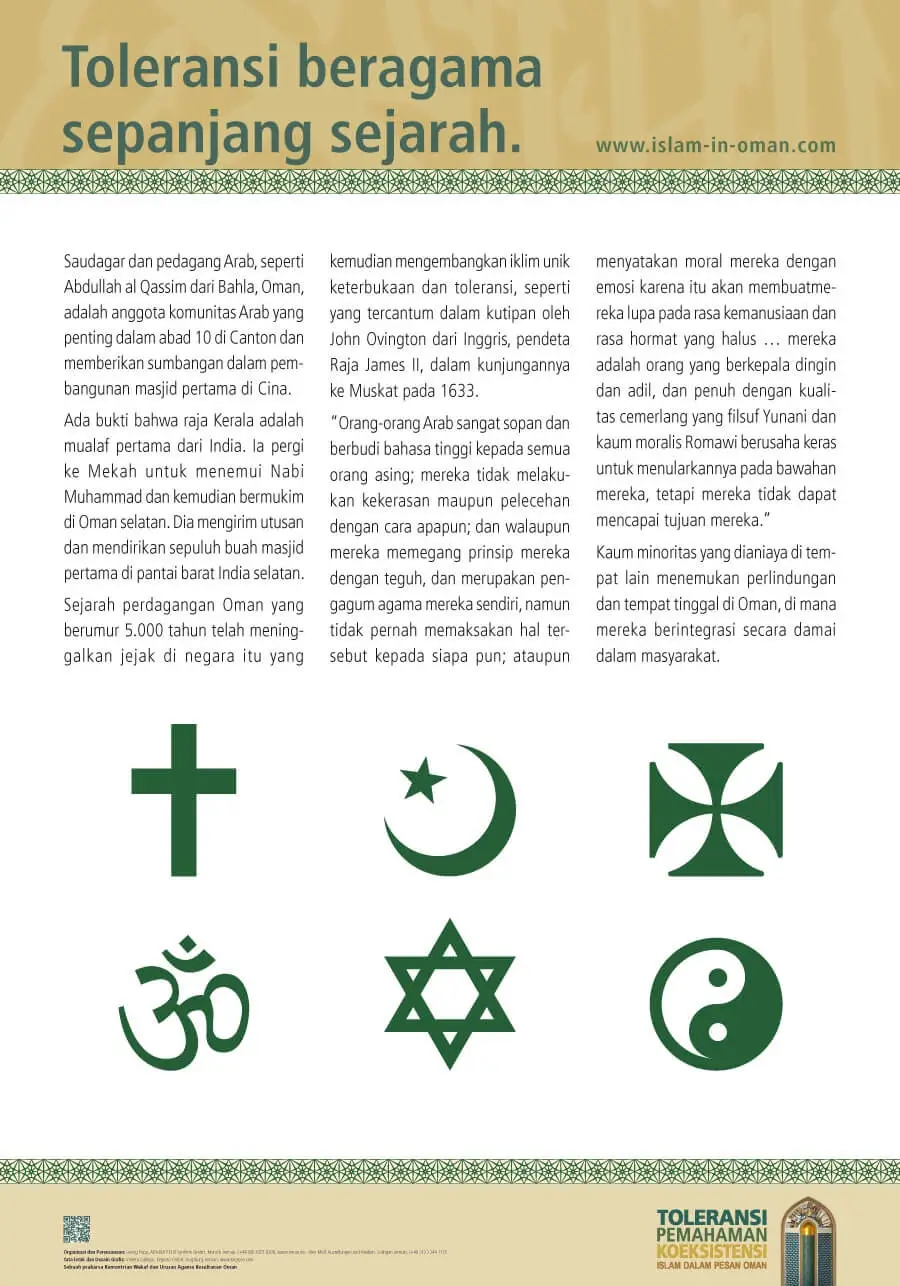 Toleransi agama sepanjang sejarah